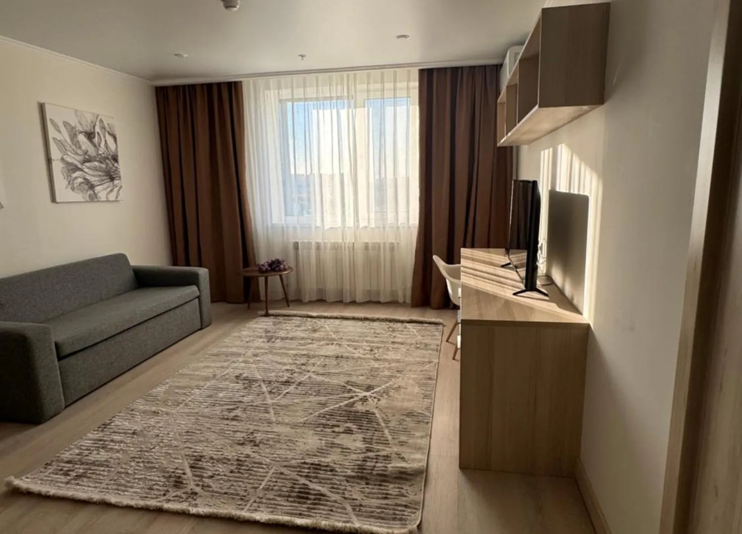 Resort Уютные Апартаменты В Yes Aparts 2 Комнатная Люкс С Видом На Ботанический Сад Nur-Sultan